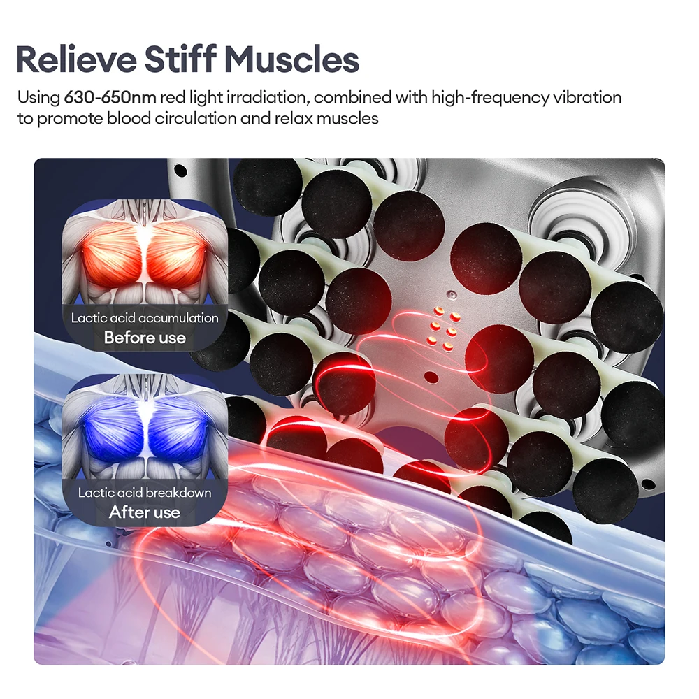 Vibration Body Massage Back Neck Shoulder Waist Massager Muscle - Image 4