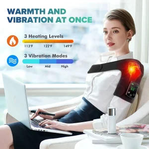 Intelligent Electric Heating Knee, Massage Neck Shoulder Knee Vibration Device - Thumbnail Image 2