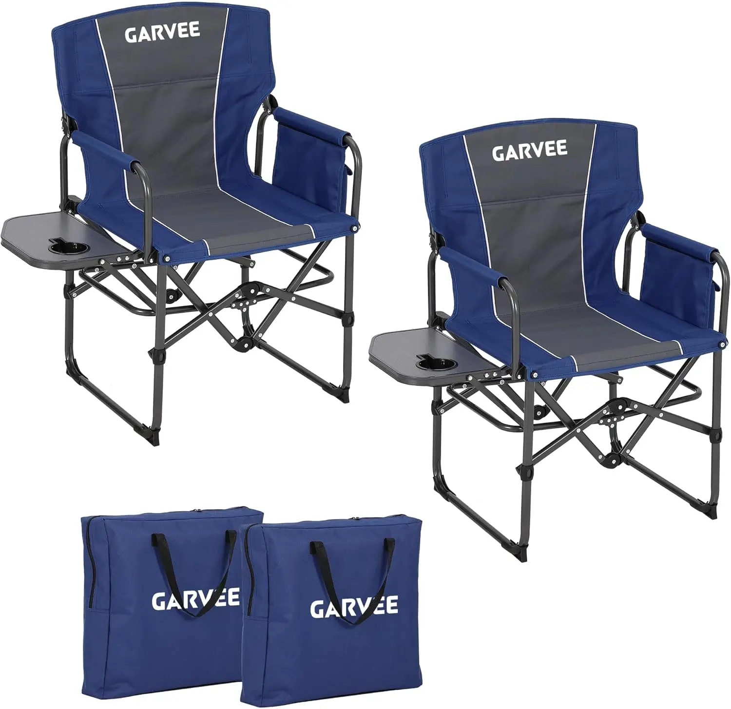 1 Pack / 2 Pack Oversized Heavy Duty Folding Directors Chair - Image 12