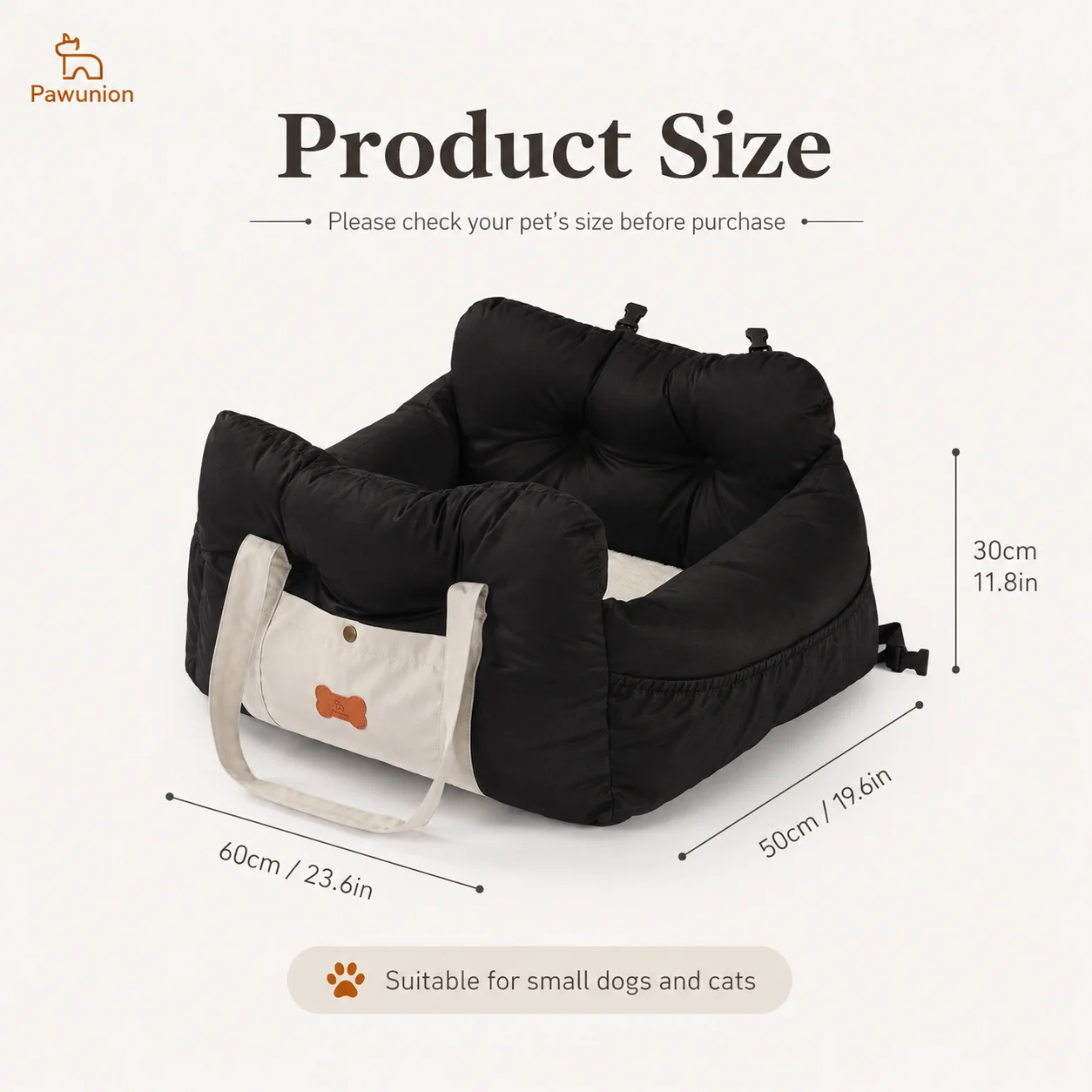Dog Car Seat for Small Medium Dogs, Portable - Image 7