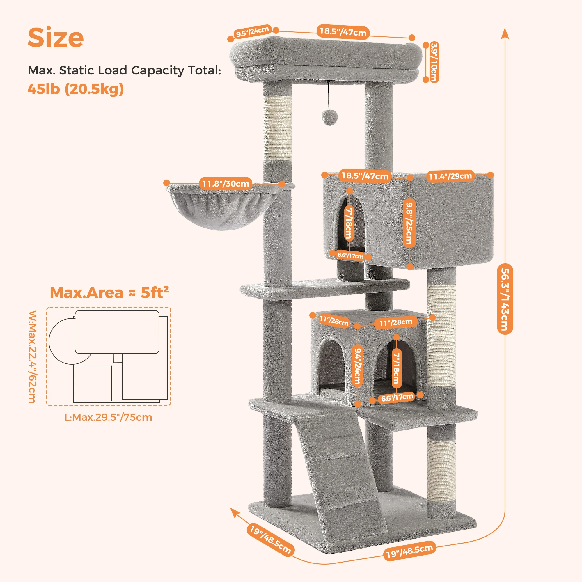 Cat Tree with Toy Cat Tower - Image 13