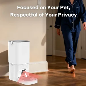 7L Smart Automatic Pet Feeder with HD Camera Double Bowls - Thumbnail Image 6
