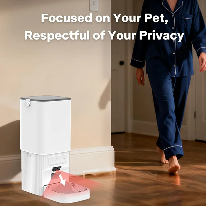 7L Smart Automatic Pet Feeder with HD Camera Double Bowls - Image 6