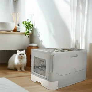Large Cat Litter Box Kitty Sandbox Cat Litter Box - Thumbnail Image 9