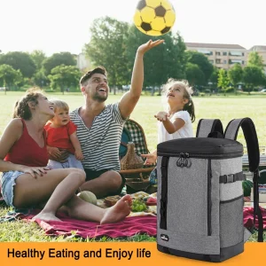 24L Cooler Box Picnic Bag Large Thermal Backpack - Thumbnail Image 3