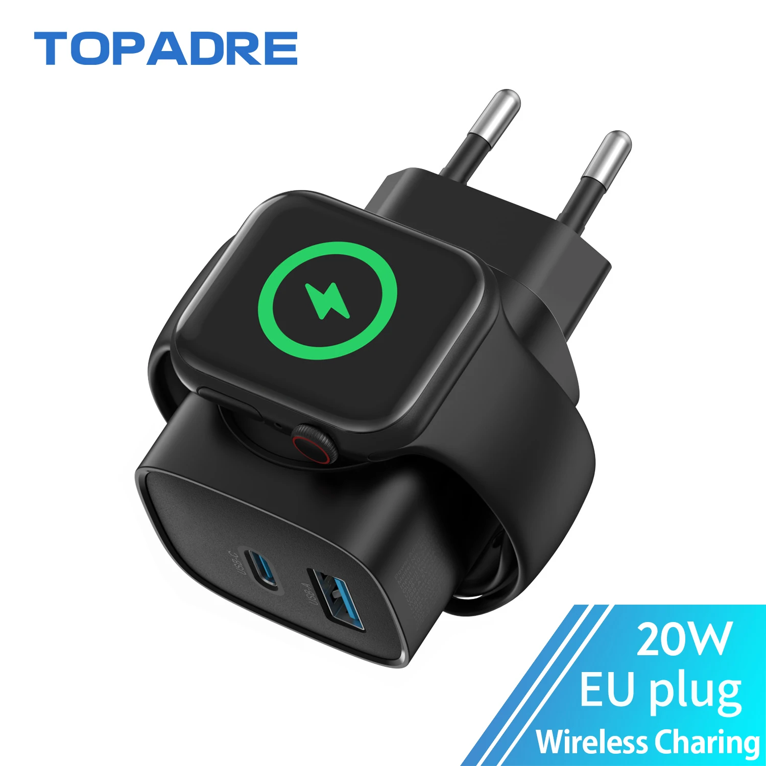 For Apple Watch Charger with 20W Fast Charging Block, - Image 11