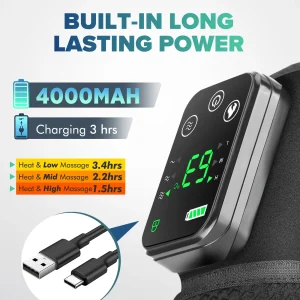 Intelligent Electric Heating Knee, Massage Neck Shoulder Knee Vibration Device - Thumbnail Image 6