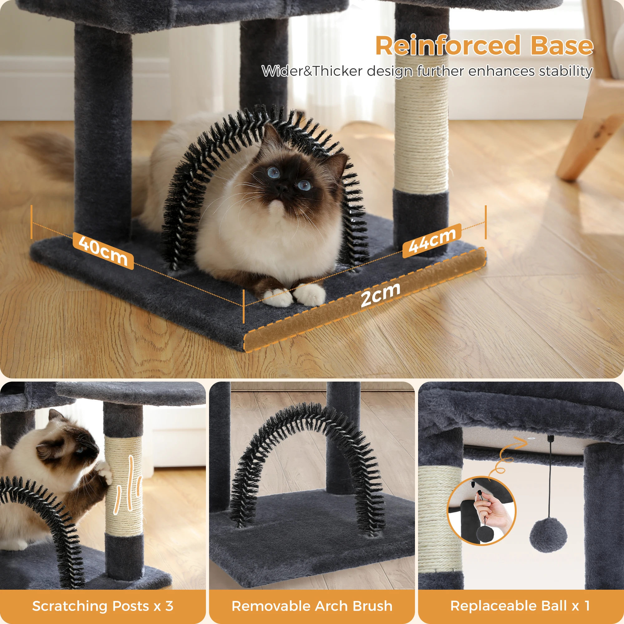 Cat Tree with Toy Cat Tower - Image 3