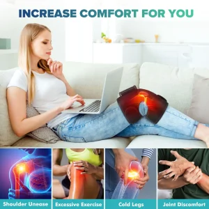 Intelligent Electric Heating Knee, Massage Neck Shoulder Knee Vibration Device - Thumbnail Image 3