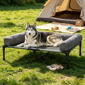 XL Outdoor Indoor Elevated Dog Bed for Large Sized