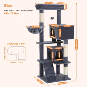 Cat Tree with Toy Cat Tower - Thumbnail Image 12