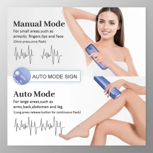 3in1 Portable Laser Hair Removal for Women Permanent Bikini Trimmer - Thumbnail Image 4