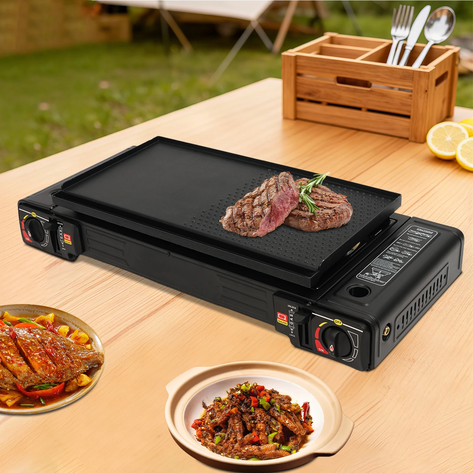 2 Burners Portable Gas Stove - Image 3