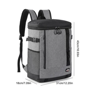 24L Cooler Box Picnic Bag Large Thermal Backpack - Thumbnail Image 6