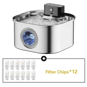 Wireless Stainless Steel Pet Water Fountain - Thumbnail Image 7