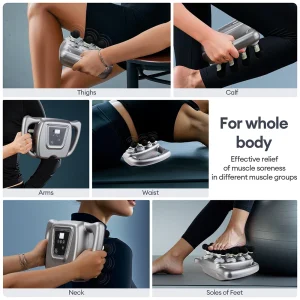 Vibration Body Massage Back Neck Shoulder Waist Massager Muscle - Thumbnail Image 3