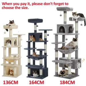 Large Cat Tree and Tower - Thumbnail Image 6
