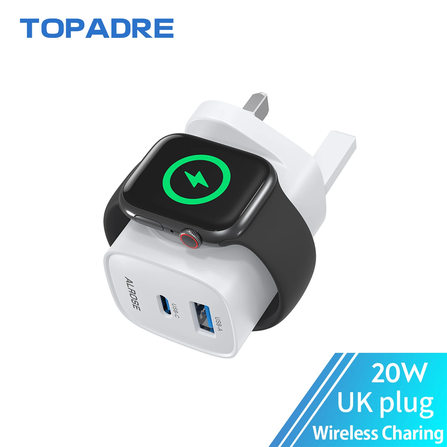 For Apple Watch Charger with 20W Fast Charging Block, - Image 12