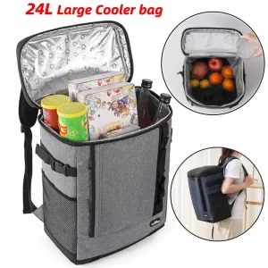 24L Cooler Box Picnic Bag Large Thermal Backpack