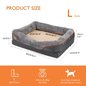 Large Dog Warm Fleece Anti-Allergy Pet Bed - Thumbnail Image 7