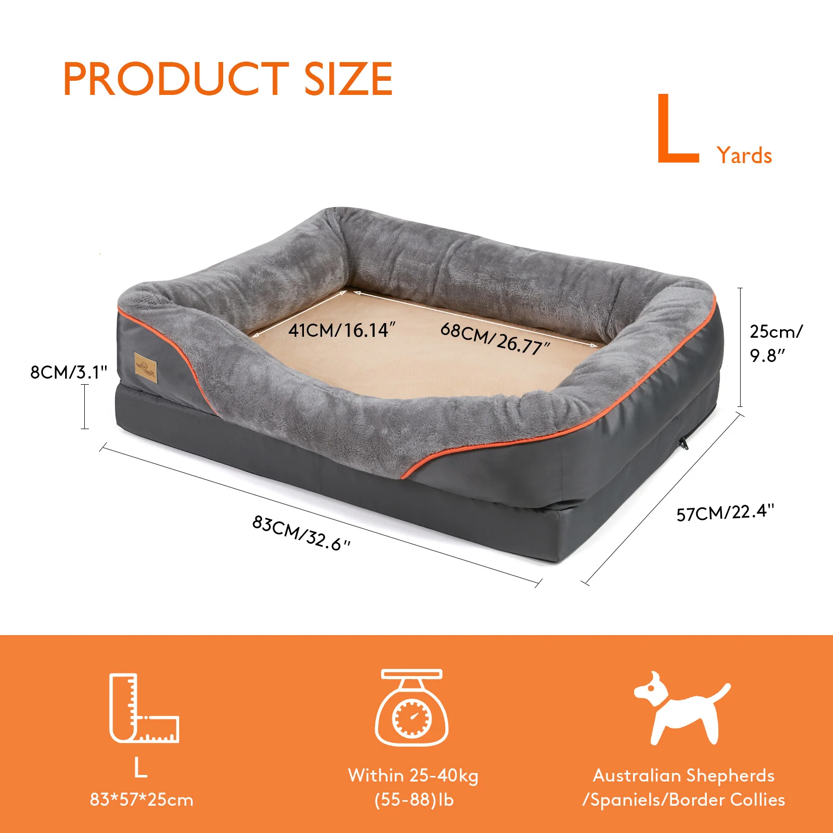 Large Dog Warm Fleece Anti-Allergy Pet Bed - Image 7